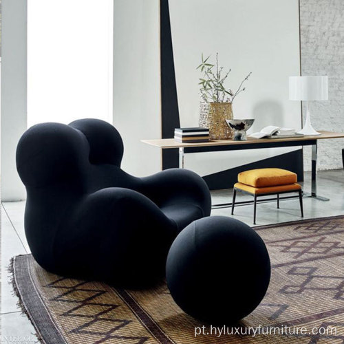 Cadeira de bola de lazer nórdica única sofá preguiçoso moderno